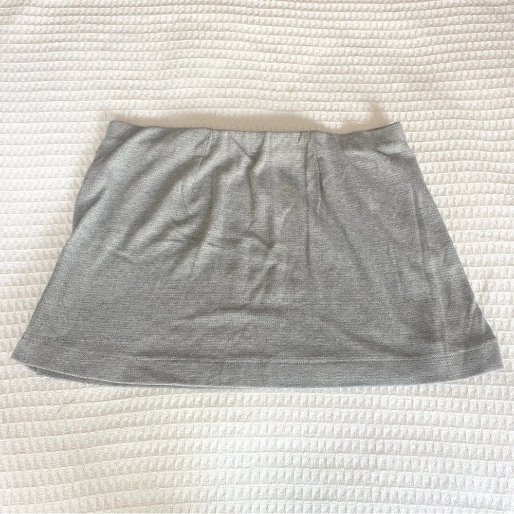 Gap factory Heather grey knit mini skirt XL